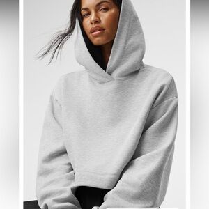 ALO Yoga Light Gray Women's Hoodie